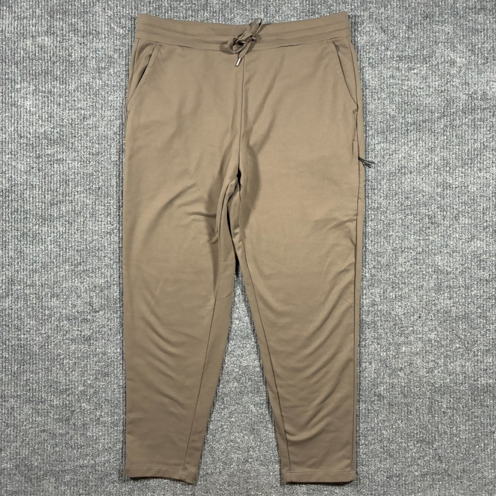 32 Deg HEAT Brown Jogger Pants Mens XL Drawstring Performance Lounge Athletic